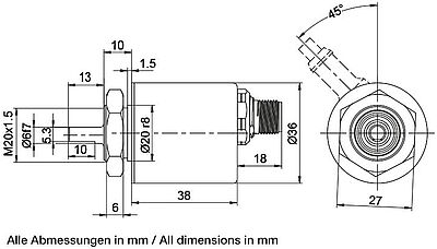 Zeichnung drawing WDGP/I 36S SB