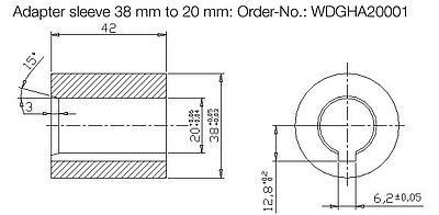 Z WDGHA20001 encoder adapter sleeve