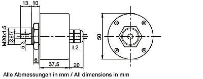 Zeichnung - drawing WDGA 50V L2
