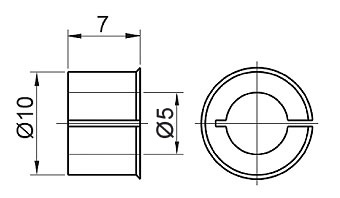 Z WDGHA1005 Drehgeber Reduzierhuelse Z WDGHA1005 Drehgeber Reduzierhuelse